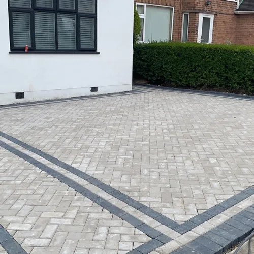 Recent driveway project by Ashfield Paving in Chesterfield
